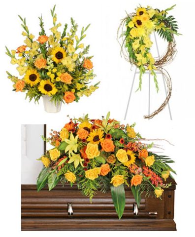 Golden Reflections Sympathy Collection — Katy Florist & Gifts, Katy TX