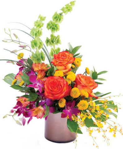 Orchid Rose Paradise Floral Arrangement — Katy Florist & Gifts, Katy TX